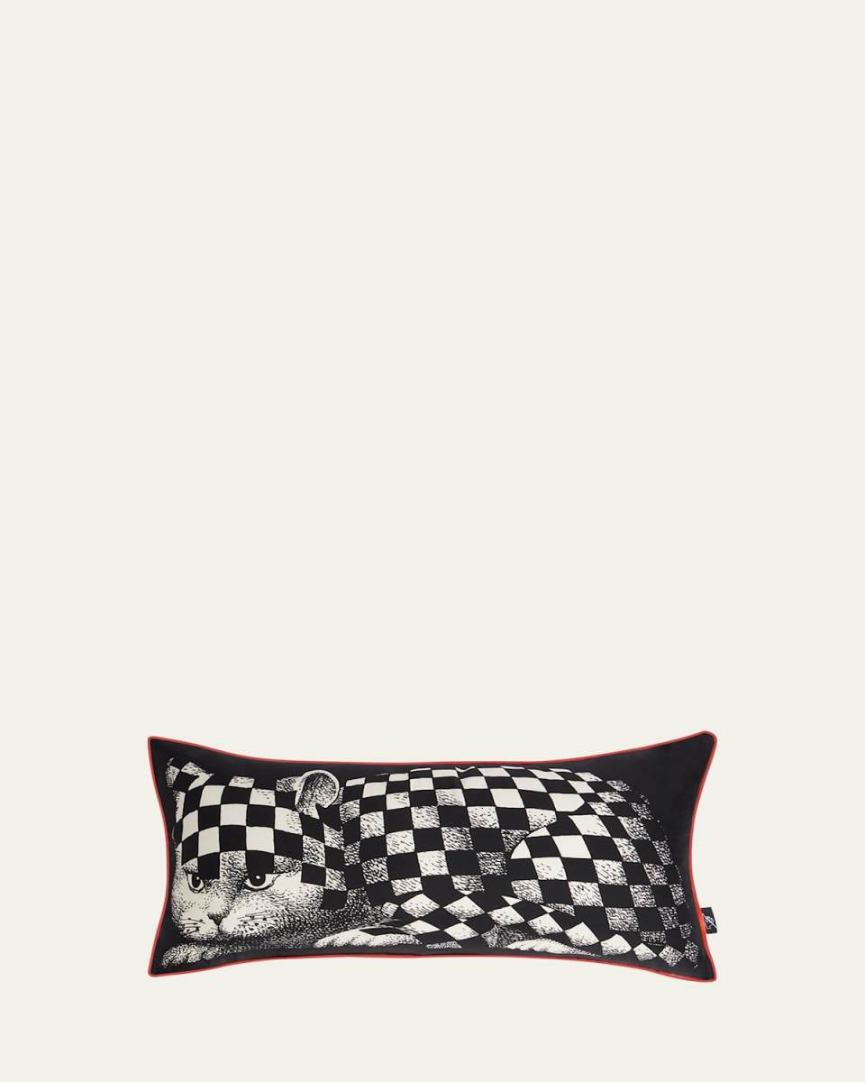 High Fidelity Printed Cushion, 11.7" x 23.4"
